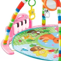 Covoraş pentru joc Chipolino Happy cangaroo (PGRHC02302PI) 0+/ Rotund/ Green photo 2