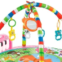 Covoraş pentru joc Chipolino Happy cangaroo (PGRHC02302PI) 0+/ Rotund/ Green photo 3
