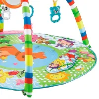 Covoraş pentru joc Chipolino Happy cangaroo (PGRHC02302PI) 0+/ Rotund/ Green photo 4