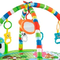 Covoraş pentru joc Chipolino Happy cangaroo (PGRHC02301BL) 0+/ Rotund/ Blue photo 2