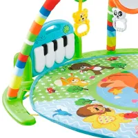 Covoraş pentru joc Chipolino Happy cangaroo (PGRHC02301BL) 0+/ Rotund/ Blue photo 3