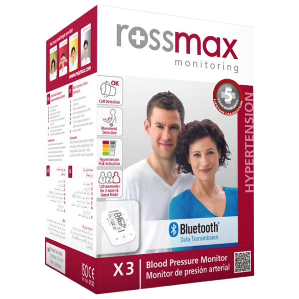 Тонометр Rossmax X3 BT 40 - 199 уд/мин photo 4