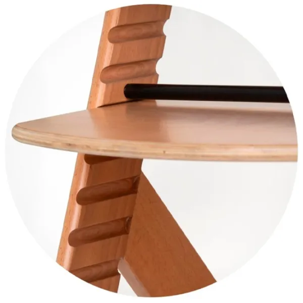 Scaun de masă Chipolino STHTT0241WO (3800931058418) / 6 luni / Brown  photo 6