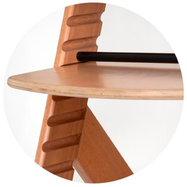 Scaun de masă Chipolino STHTT0241WO (3800931058418) / 6 luni / Brown  photo 6