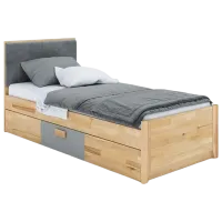 Кровать Relaxe Rainbow 90 x 200 см / Бук / Тёмно-серый