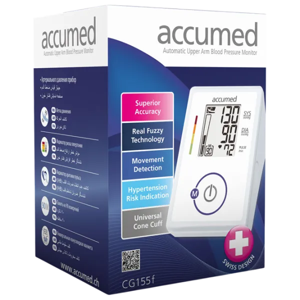 Tensiometru Accumed CG155f 40 - 199 bătăi/min photo 5