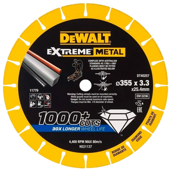Disc diamantat segmentat Dewalt DT40257-QZ  photo 1 Disc diamantat segmentat Dewalt DT40257-QZ  photo 1