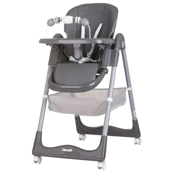 Scaun de masă Chipolino STHFS02401AS (3800931061029) / 6 luni / Gray  photo 1