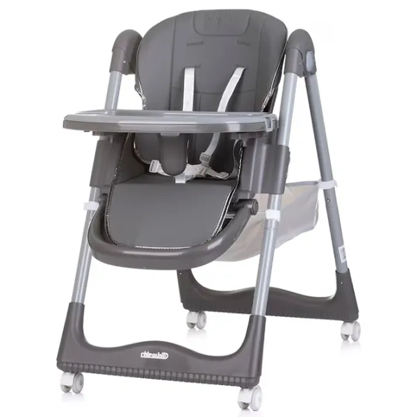 Scaun de masă Chipolino STHFS02401AS (3800931061029) / 6 luni / Gray  photo 5