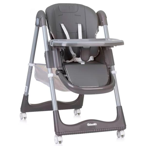 Scaun de masă Chipolino STHFS02401AS (3800931061029) / 6 luni / Gray  photo 6