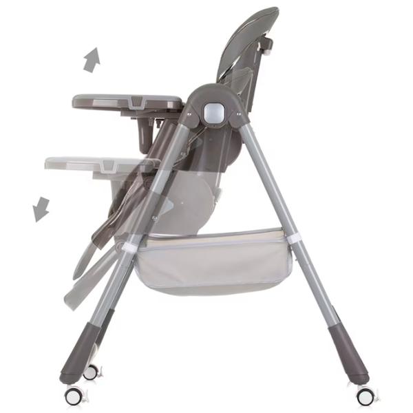 Scaun de masă Chipolino STHFS02401AS (3800931061029) / 6 luni / Gray  photo 8