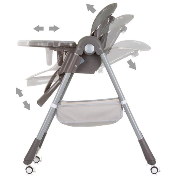 Scaun de masă Chipolino STHFS02401AS (3800931061029) / 6 luni / Gray  photo 9