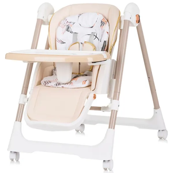 Стульчик для кормления Chipolino 2in1 Milk Shake (STHMS02402MA) / 0 месяцев / Бежевый  photo 2