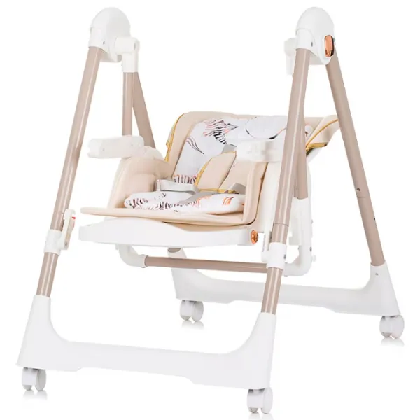 Стульчик для кормления Chipolino 2in1 Milk Shake (STHMS02402MA) / 0 месяцев / Бежевый  photo 3