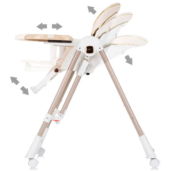 Стульчик для кормления Chipolino 2in1 Milk Shake (STHMS02402MA) / 0 месяцев / Бежевый  photo 6