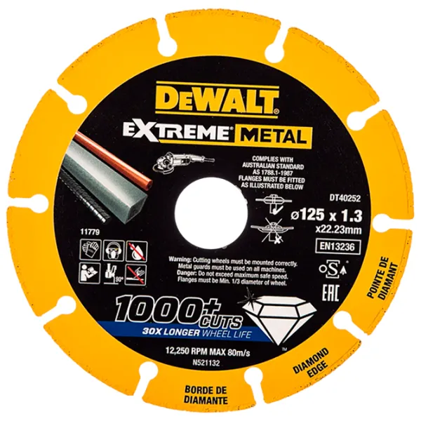 Disc diamantat segmentat Dewalt DT40252-QZ  photo 1