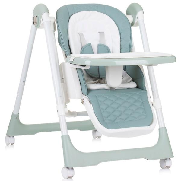 Scaun de masă Chipolino 2in1 Milk Shake (STHMS02406PG) / 0 luni / Green  photo 4