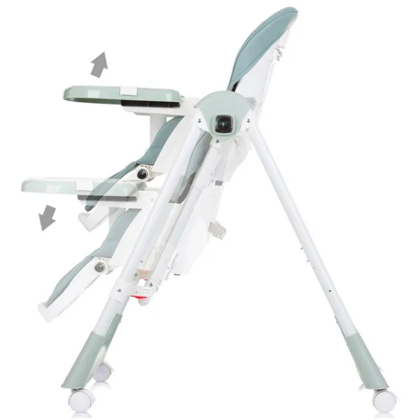 Scaun de masă Chipolino 2in1 Milk Shake (STHMS02406PG) / 0 luni / Green  photo 8