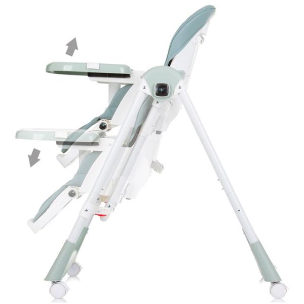 Scaun de masă Chipolino 2in1 Milk Shake (STHMS02406PG) / 0 luni / Green  photo 8