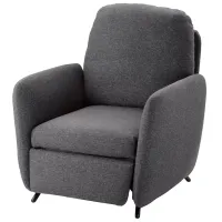 Раскладной кресло Ikea Ekolsund/Gunnared Черный Серый