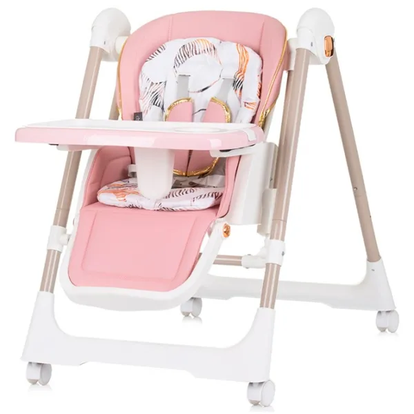 Scaun de masă Chipolino 2in1 Milk Shake (STHMS02403FL) / 0 luni / Pink  photo 2