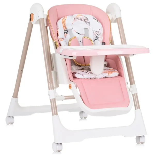 Scaun de masă Chipolino 2in1 Milk Shake (STHMS02403FL) / 0 luni / Pink  photo 4