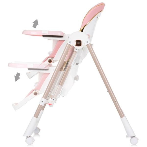 Scaun de masă Chipolino 2in1 Milk Shake (STHMS02403FL) / 0 luni / Pink  photo 8