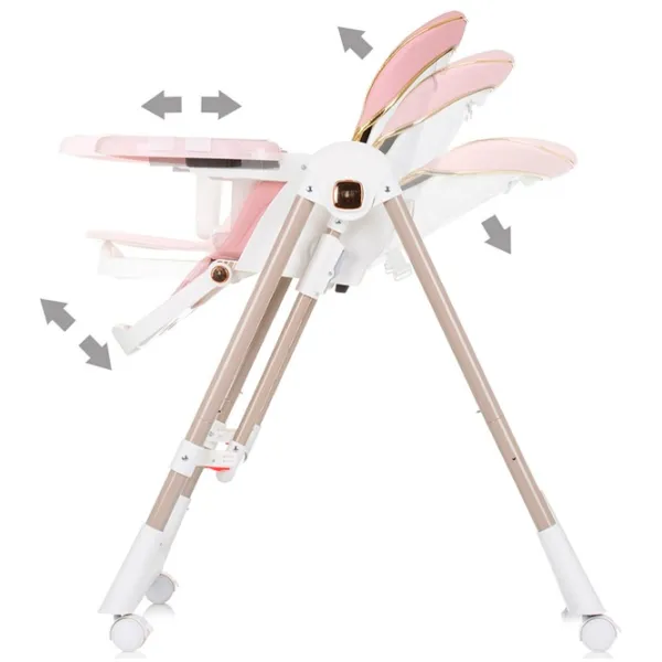 Scaun de masă Chipolino 2in1 Milk Shake (STHMS02403FL) / 0 luni / Pink  photo 9