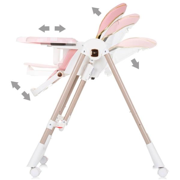 Scaun de masă Chipolino 2in1 Milk Shake (STHMS02403FL) / 0 luni / Pink  photo 9