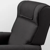 Fotoliu extensibil Ikea Muren/Remmarn Black Dark Gray photo 5