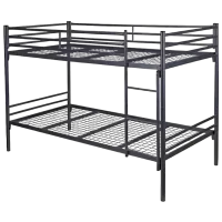 Pat pentru copii Nowy Styl 1210122 90 x 200 cm / Metal / Black