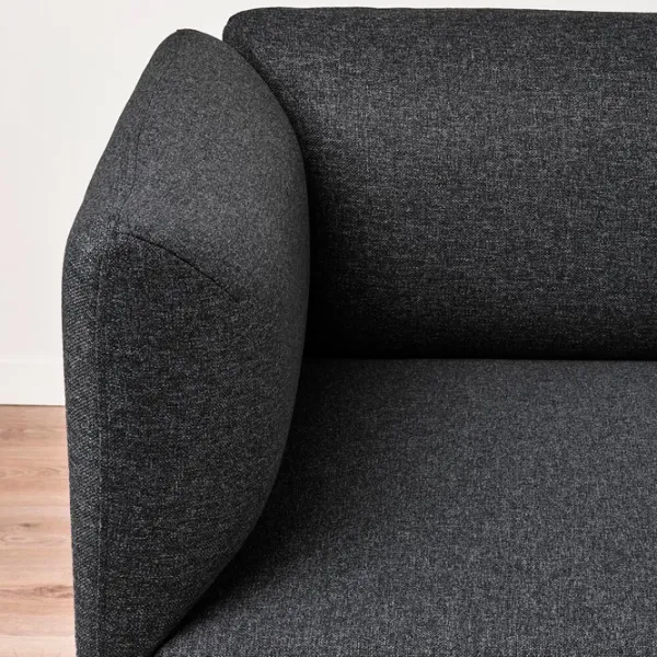 Fotoliu Ikea Lillehem/Gunnared Black Gray photo 3