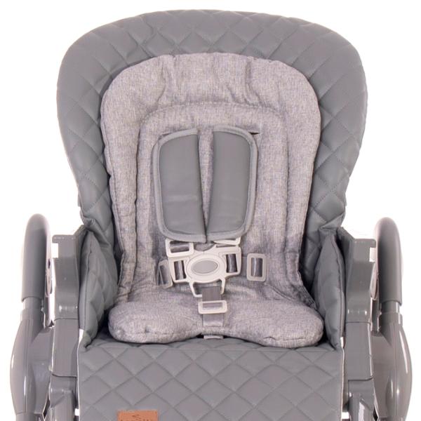 Стульчик для кормления Lorelli Bellissimo (10100512504) / 6 месяцев / Серый  photo 10