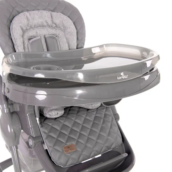 Стульчик для кормления Lorelli Bellissimo (10100512504) / 6 месяцев / Серый  photo 11