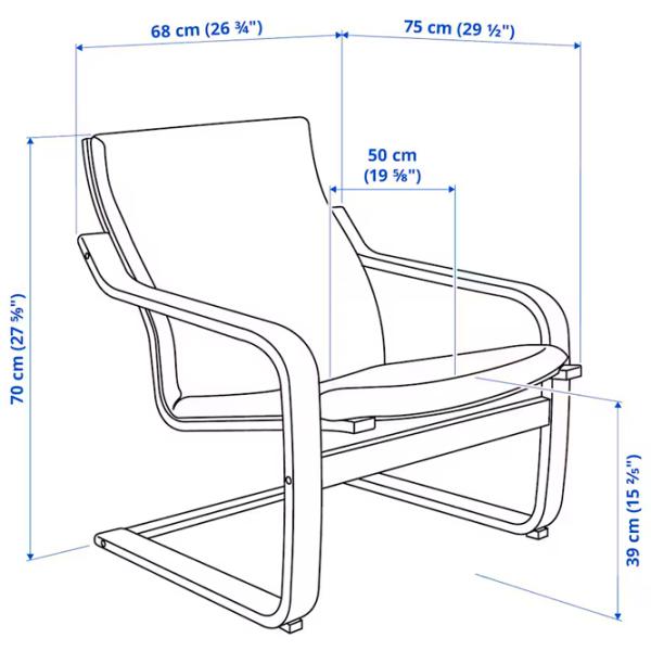 Fotoliu Ikea Poang/Vissle Red Red photo 7 Fotoliu Ikea Poang/Vissle Red Red photo 7
