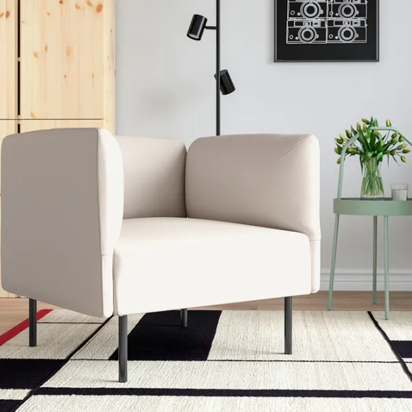 Fotoliu Ikea Lillehem/Vissle Black Beige photo 2 Fotoliu Ikea Lillehem/Vissle Black Beige photo 2