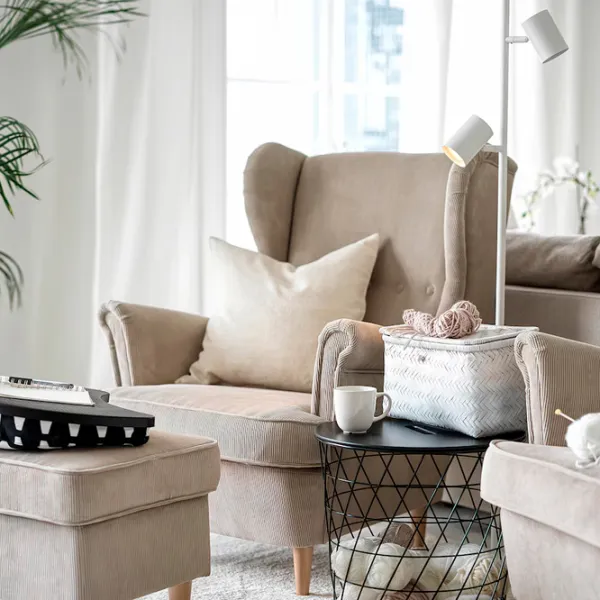 Кресло Ikea Strandmon Beige Бежевый photo 2