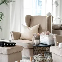 Fotoliu Ikea Strandmon Beige Beige photo 2