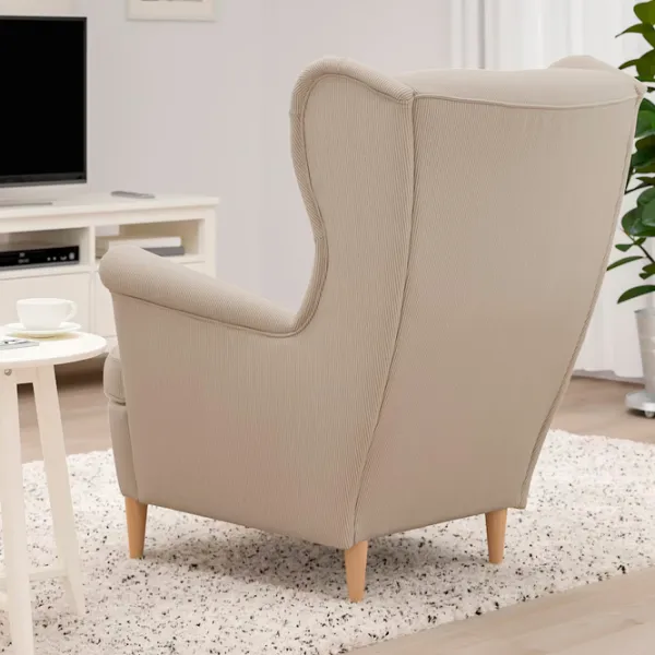 Кресло Ikea Strandmon Beige Бежевый photo 3