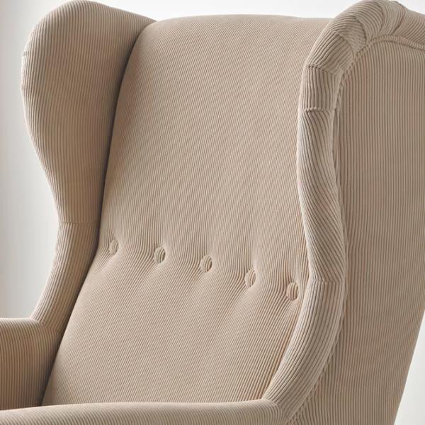 Кресло Ikea Strandmon Beige Бежевый photo 4