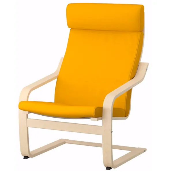 Кресло Ikea Poang Beige Желтый photo 1 Кресло Ikea Poang Beige Желтый photo 1