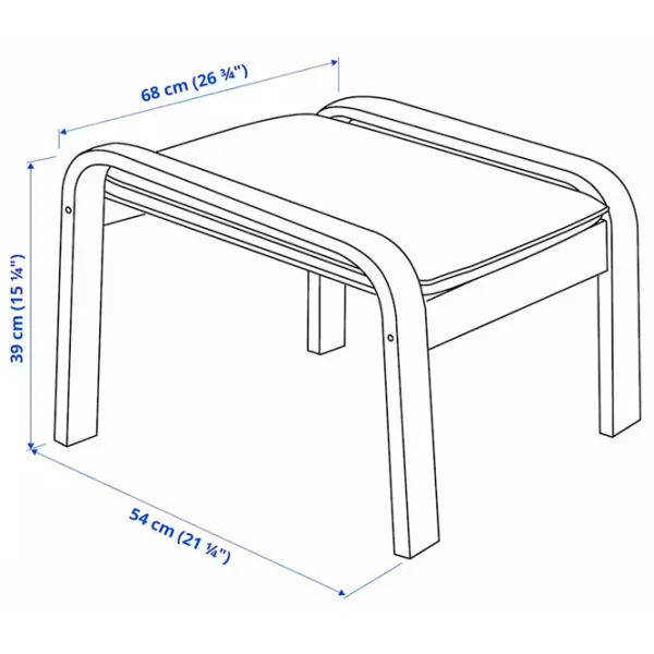 Кресло Ikea Poang Beige Желтый photo 3 Кресло Ikea Poang Beige Желтый photo 3
