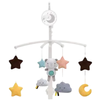 Jucărie pentru pătuțuri și cărucioare Cangaroo Dreamy 63605 0+ / Gray