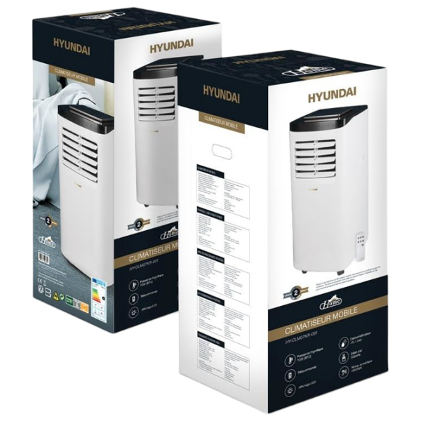 Aparat de aer condiționat Hyundai HYCLM07KR 7000 BTU / 15 m² / White photo 3 Aparat de aer condiționat Hyundai HYCLM07KR 7000 BTU / 15 m² / White photo 3