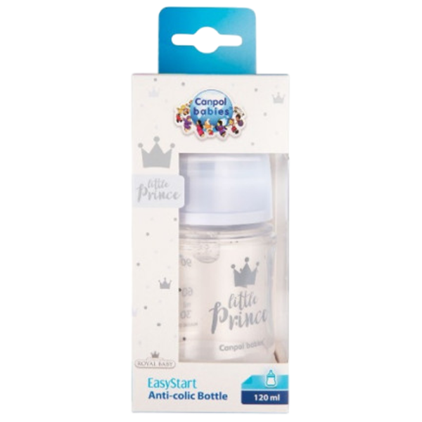 Biberon Canpol Easy Start Royal Baby Unisex / 0.12l / Multicolor photo 6