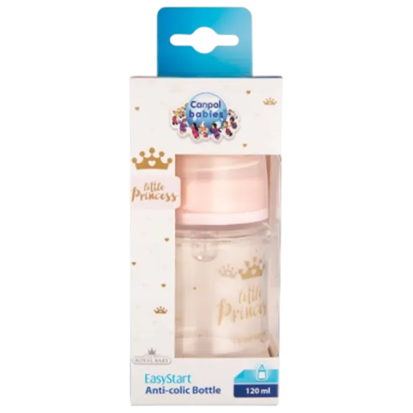 Biberon Canpol Easy Start Royal Baby Unisex / 0.12l / Multicolor photo 7