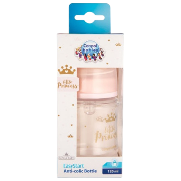 Biberon Canpol Easy Start Royal Baby Unisex / 0.12l / Multicolor photo 7