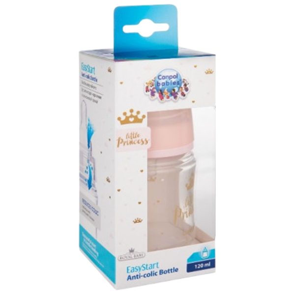 Biberon Canpol Easy Start Royal Baby Unisex / 0.12l / Multicolor photo 8