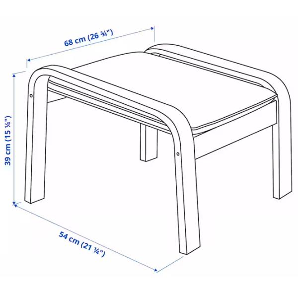 Fotoliu Ikea Poang Black Dark Brown photo 3 Fotoliu Ikea Poang Black Dark Brown photo 3