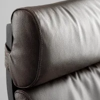 Fotoliu Ikea Poang Black Dark Brown photo 4